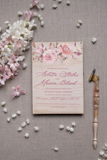 Zaproszenia ślubne Rustykalne i Natura  zaproszenia ślubne z drewna rustykalne ekologiczne 2