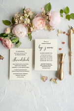 Zaproszenia ślubne Rustykalne i Natura najpiękniejsze pastelowe  zaproszenia ślubne w stylu rustykalnym z piękną akwarelową grafiką 3