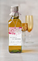 Zawieszki na butelki rustykalne zawieszka na alkohol weselny, rustykalne z waszą treścią0