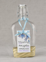 Zawieszki na butelki rustykalne etykieta na wódkę weselną, ekologiczne i rustykalne0