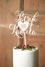 Figurki na tort / cake topper statuetki drewniane topery   0
