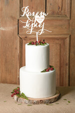 Figurki na tort / cake topper statuetki drewniane topery   2