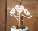 Figurki na tort / cake topper statuetki drewniane dekoracje tortu   0