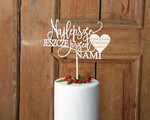 Figurki na tort / cake topper statuetki drewniane statuetki na tort weselny   1