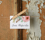 Winietki Boho/etno/pióra ślubne winietki wizytówki dla gości weselnych0