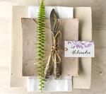 Winietki Boho/etno/pióra usadzenie gości na weselu winietki0