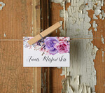 Winietki Boho/etno/pióra ślubne wizytówki winietki na stół weselny0