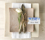 Winietki Boho/etno/pióra eleganckie winietki na stół weselny wizytówki ślubne0