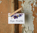 Winietki Boho/etno/pióra ozdobne winietki na ślub wizytówki dla gości weselnych0