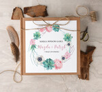 Księgi wpisów gości Boho/etno/pióra nietypowa księga gości ślub i wesele, boho style z romantycznymi elementami0