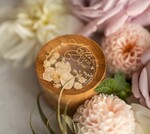 Pudełka Szkatułki na Obrączki szkatułki pudełeczko na obrączki ślubne delikatne kwiaty zatopione w żywicy ręcznie robiona szkatułka wasze imiona i data15