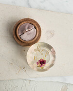 Pudełka Szkatułki na Obrączki szkatułki drewniana szkatułka na obrączki z żywymi kwiatami, pudełko na obrączki z żywicy, pudełko na obrączki z zatopionymi kwiatami w żywicy0