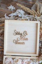 Pudełka Szkatułki na Obrączki szkatułki personalizowane pudełko do podawania obrączek ślubnych5