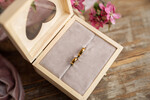 Pudełka Szkatułki na Obrączki szkatułki pudełko na obrączki ślubne wasze imiona i data drewniane pudełko na obrączki 1