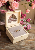 Pudełka Szkatułki na Obrączki szkatułki pudełko na obrączki ślubne wasze imiona i data drewniane pudełko na obrączki 3