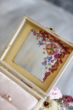 Pudełka Szkatułki na Obrączki szkatułki pudełeczko na obrączki ślubne wasze imiona i data7