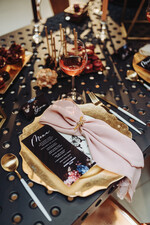 Menu boho menu weselne na stół karta dań weselnych, boho z dowoną treścią4