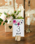 Numery na stół Boho/Etno/Pióra numerki na stół stoły weselne, usadzenie gosci w stylu boho0