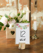 Numery na stół Boho/Etno/Pióra usadzenie gości numery na stół weselny, boho styl usadzenie gości0