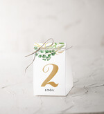 Numery na stół Rustykalne numery na stoły weselne, rustykalne inspirowane naturą0