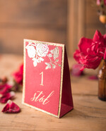 Numery na stół Glamour numerek stojak na stół weselny, złote klasyczne i eleganckie1