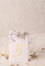 Numery na stół Glamour numery na stół gości weselnych, złoto klasyczna elegancja w stylu glamour0