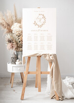 Plany stołów Plakaty Rustykalne tablica z planem stołów na wesele plan stołów weselnych, plan usadzenia gości na weselu, plansza z usadzeniem gości na weselu, plan stołów na weselu0