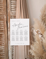 Plany stołów Plakaty Rustykalne prosty i nowoczesny plan stołów, tablica z planem stołów na wesele plan stołów weselnych prosty i nowoczesny plan usadzenia gości 1