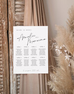 Plany stołów Plakaty Rustykalne prosty i nowoczesny plan stołów, tablica z planem stołów na wesele plan stołów weselnych prosty i nowoczesny plan usadzenia gości 2