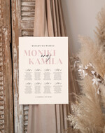 Plany stołów Plakaty Rustykalne plan stołów na wesele tablica z rozstawieniem stołów weselnych, plan usadzenia gości na weselu, plansza z usadzeniem gości na weselu, plan stołów na weselu0