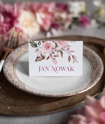 Winietki botaniczne podróżnicze  winietki ślubne wizytówki na stół weselny, eleganckie1