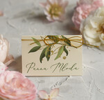 Winietki botaniczne podróżnicze  ślubne wizytówki winietki na stół weselny, delikatne winietki na stół weselny0