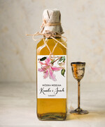 Zawieszki na butelki botaniczne podróżnicze  ślubne zawieszki na alkohol, botaniczne tekst dowolny0