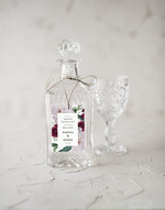 Zawieszki na butelki botaniczne podróżnicze  zawieszka na alkohol weselny, botaniczne z duzo tekstow0