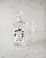 Zawieszki na butelki botaniczne podróżnicze  zawieszki na alkohole weselne, boho dowolny tekst0