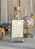 Zawieszki na butelki botaniczne podróżnicze  etykiety na wódkę weselną, podróżnicze zawieszki na własny trunek, dowolne teksty na zawieszkach tematyczne dodatki i ozdoby na stół weselny1