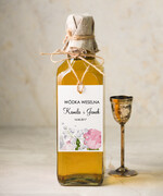 Zawieszki na butelki botaniczne podróżnicze  zawieszki na alkohole weselne, botaniczne tekst dowolny0