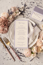 Menu botaniczne podróżnicze  ślubne menu z planem podawania dań wesenych, botaniczne z dowolną treścia0