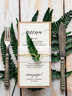 Menu botaniczne podróżnicze  menu ślubne z planem posiłków, botaniczne z dowolną treścia3