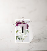 Numery na stół botaniczne podróżnicze  numery na stół gości weselnych, kwiaty boho piekne kolory0