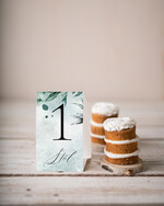 Numery na stół botaniczne podróżnicze  numerek na stół weselny, kwiaty boho piekne kolory0