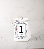 Numery na stół botaniczne podróżnicze  numerek na stół weselny, kwiatowe romantyczne boho0