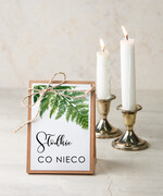 Numery na stół botaniczne podróżnicze  numery na stoły weselne, boho kwiaty kolorowe piekne0