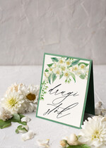 Numery na stół botaniczne podróżnicze  numerek na stół weselny grafika w stylu rustykalnym numeracja stołów weselnych 0