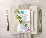 Menu akwarele menu ślubne z planem posiłków, dowolna tresc akwarele1