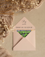 Podziękowania dla Gości Weselnych Magnesy breloki Zdrapki koperta na zdrapkę upominki dla gości na weselu, etui na zdrapki podziękowania dla gości weselnych, koperta na zdrapkę lotto, kolorowa koperta z personalizacją na zdrapki kupony lotto1