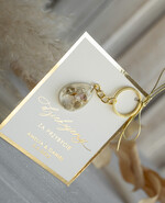 Podziękowania dla Gości Weselnych Magnesy breloki Zdrapki prezent dla gości na ślubie zatopione kwiaty w żywicy, ręcznie robiony brelok do kluczy z zawieszką z żywicy, podziękowanie dla gości weselnych brelok z zatopionymi kwiatkami w żywicy1