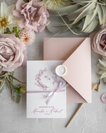 Zaproszenia ślubne Minimalistyczne Minimalistyczne Zaproszenia ślubne Romantyczne Zaproszenie na Ślub Kaligrafia3