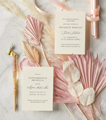 Zaproszenia ślubne Minimalistyczne Proste Zaproszenia Ślubne Minimalistyczne Zaproszenia na Ślub Twoje Miejsce szkicowane Zaproszenie Ślubne Różowe3