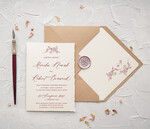 Zaproszenia ślubne Minimalistyczne Minimalistyczne Zaproszenia ślubne Romantyczne Zaproszenie na Ślub Kaligrafia3